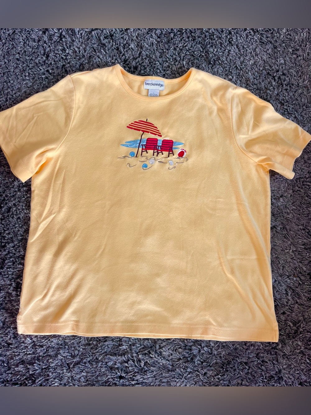 Vintage Breckenridge 90’s Embroidered T-shirt L